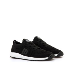 Mustang Apolo Knit | Zapatillas Barefoot Deportivas Veganas (Negras)