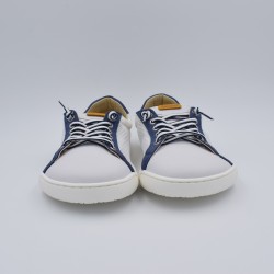 Flexi Nens XL Navy Air | Zapatillas Barefoot Malla (Muy Transpirables)