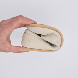 Flexi Nens Prime Ivory | Zapatos Barefoot Mujer Vestir (Piel Soft)