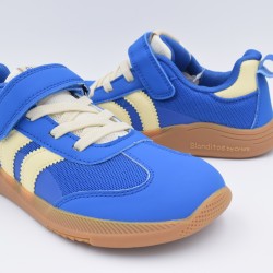 Blanditos Ares Sonic Blue | Zapatillas Velcro Junior/Mujer (Hasta T40)