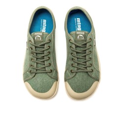 Mustang Aria Canvas | Zapatillas Lona Barefoot Mujer (Verde)