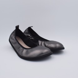 Flexi Nens Urban Ballet | Manoletinas Barefoot Mujer (Plomo)