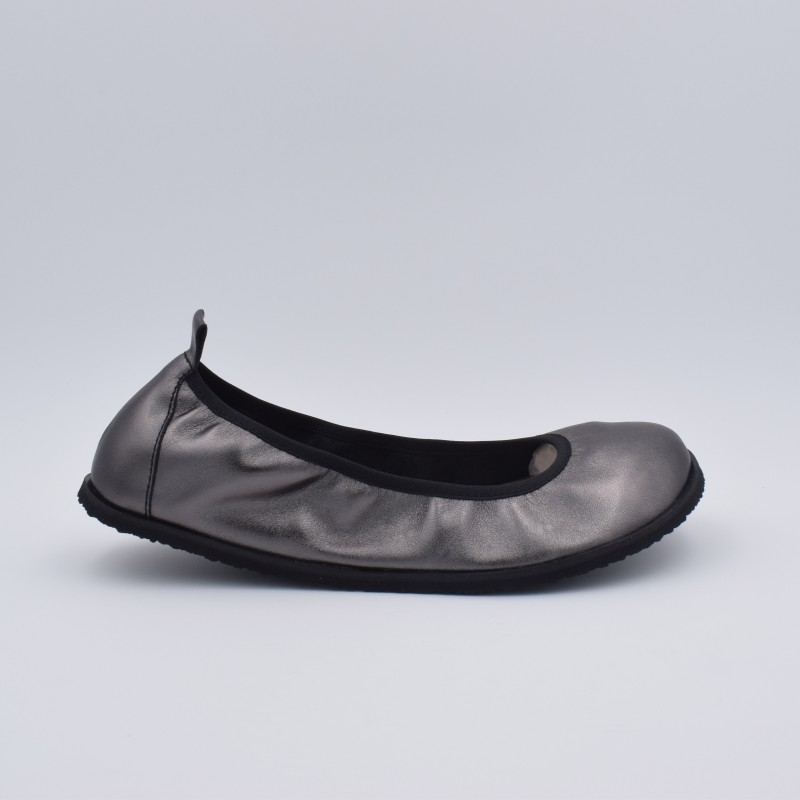 Flexi Nens Urban Ballet | Manoletinas Barefoot Mujer (Plomo)