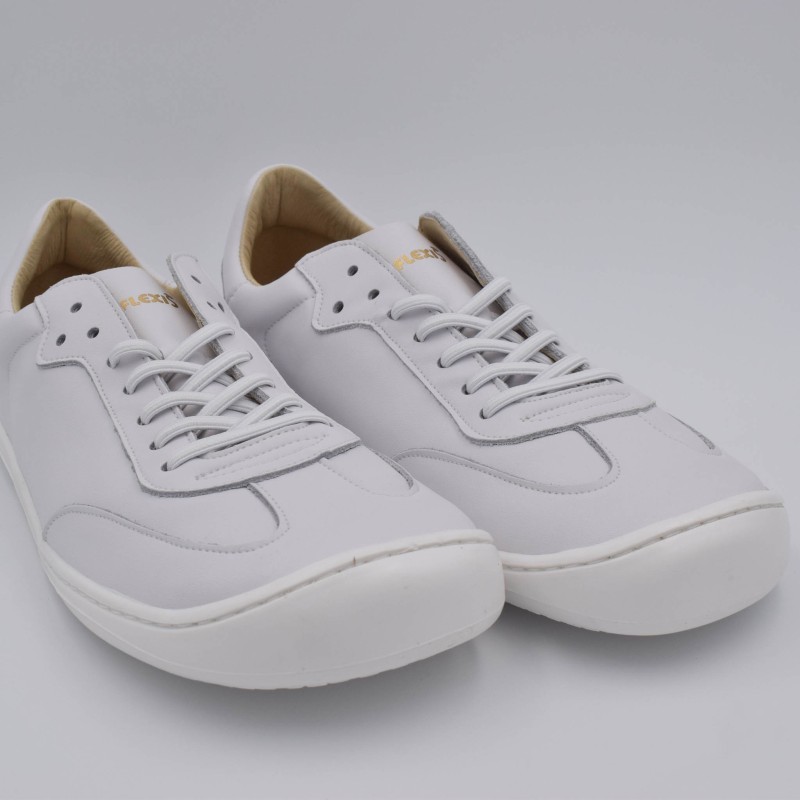 Flexi Nens 9024-R Blanco: Barefoot Adulto Confort (Tallas 39-43)