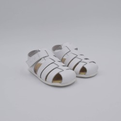 Cangrejeras Barefoot Elegantes Niño Flexi Nens Blancas | Primal Corner