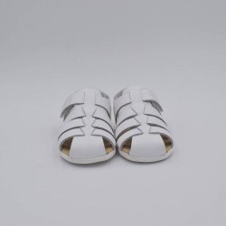 Cangrejeras Barefoot Elegantes Niño Flexi Nens Blancas | Primal Corner