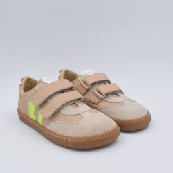 Zapatillas Barefoot Niños Velcro | Blanditos Delfín 2026 (Piel)