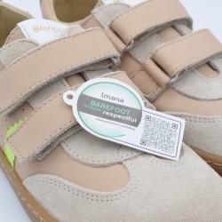 Zapatillas Barefoot Niños Velcro | Blanditos Delfín 2026 (Piel)