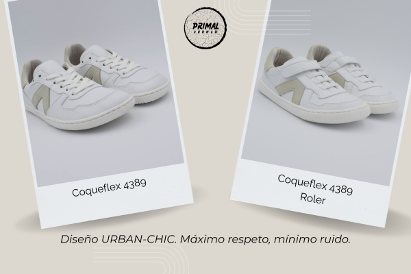 Conjunto de calzado respetuoso urbano Coqueflex para padres e hijos