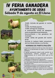 IV Feria Ganadera Ayuntamiento de Udías, exposición de ganado tudanca y música
